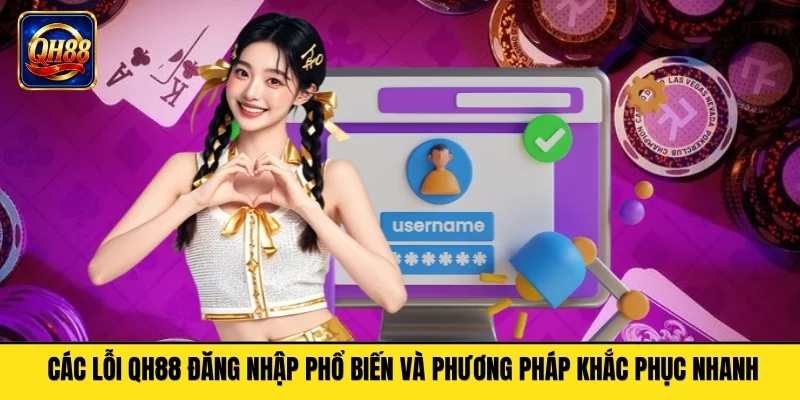Các lỗi QH88 đăng nhập phổ biến và phương pháp khắc phục nhanh
