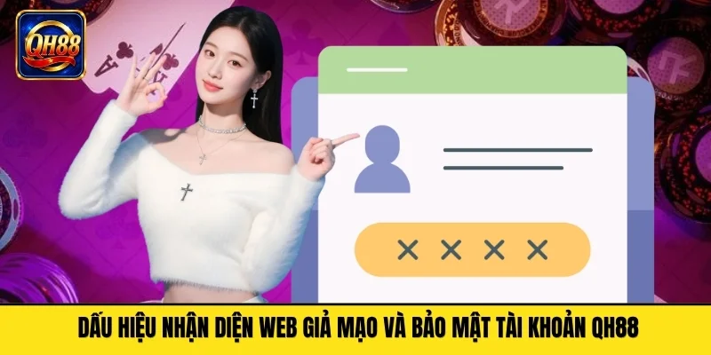 Dấu hiệu nhận diện web giả mạo và bảo mật tài khoản QH88