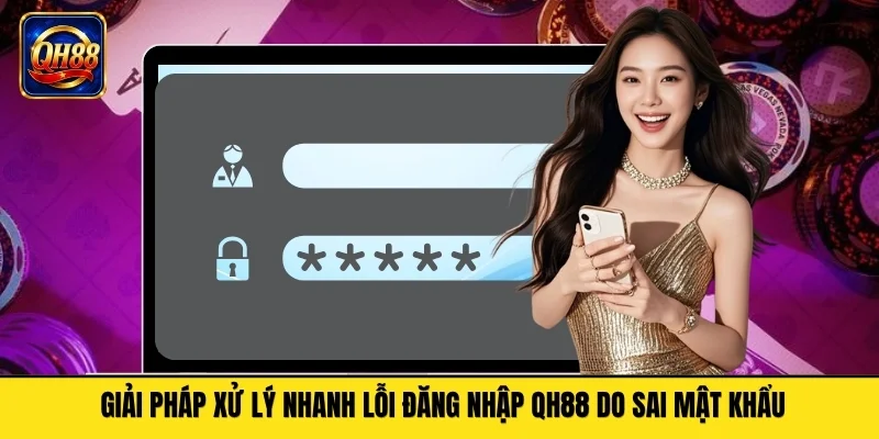 Giải pháp xử lý nhanh lỗi đăng nhập QH88 do sai mật khẩu
