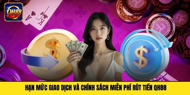 Hạn mức giao dịch và chính sách miễn phí rút tiền QH88