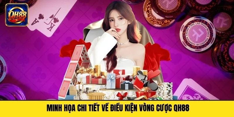 Minh họa chi tiết về điều kiện vòng cược QH88