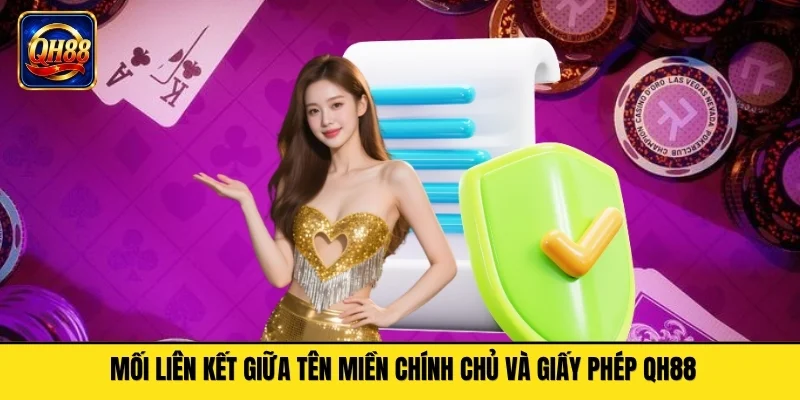 Mối liên kết giữa tên miền chính chủ và giấy phép QH88