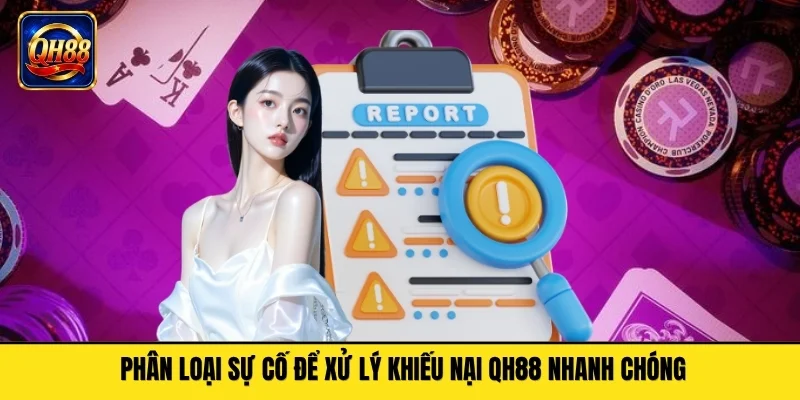 Phân loại sự cố để xử lý khiếu nại QH88 nhanh chóng