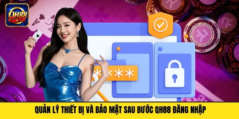 Quản lý thiết bị và bảo mật sau bước QH88 đăng nhập