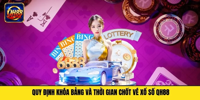 Quy định khóa bảng và thời gian chốt vé xổ số QH88