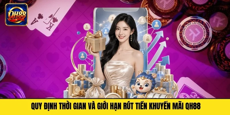 Quy định thời gian và giới hạn rút tiền khuyến mãi QH88