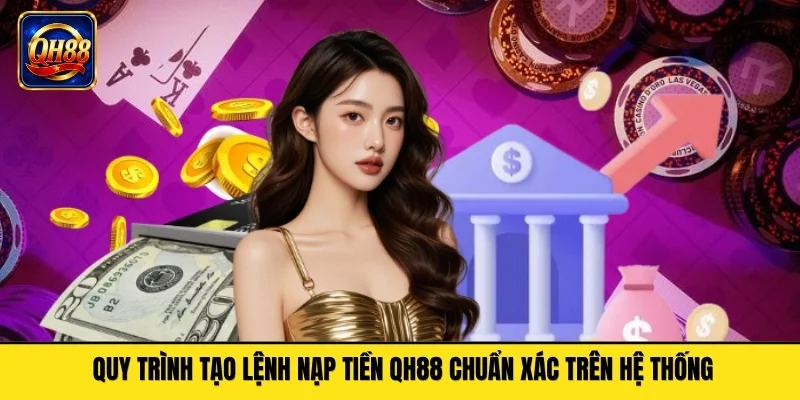 Quy trình tạo lệnh nạp tiền QH88 chuẩn xác trên hệ thống